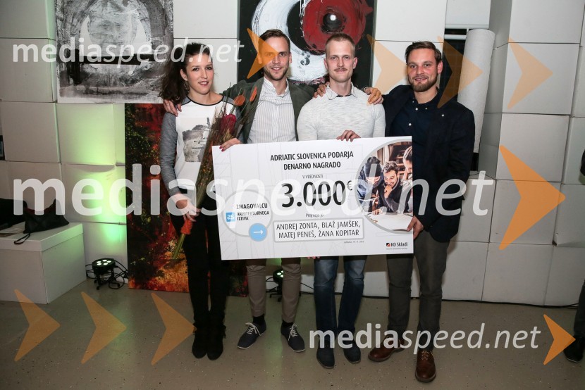 Zmagovalci natečaja AS arhitekturni izzivZmagovalec natečaja KD Skladov Vse je mogoče je ekipa ZoicBar