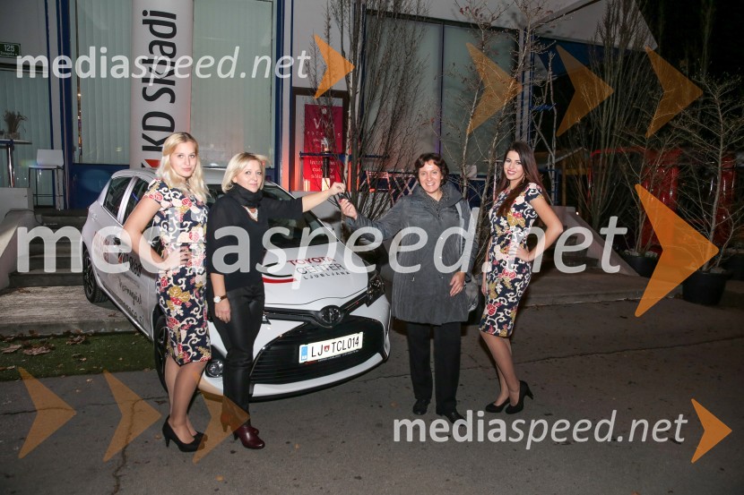  ... ;  Polona Kolman, vodja prodaje vozil, Toyota center Ljubljana;  ... ;  ... Zmagovalec natečaja KD Skladov Vse je mogoče je ekipa ZoicBar