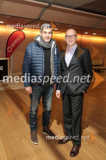  Srdjan  Vuletic, žirija za nagrado Vodomec;  Simon Popek, direktor, festival LIFFeLiffe 2015, zaključek ljubljanskega filmskega festivala