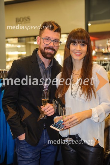  Domen  Mavrič, Agencija AVI;  ... Otvoritev trgovine Hugo Boss  Emporium