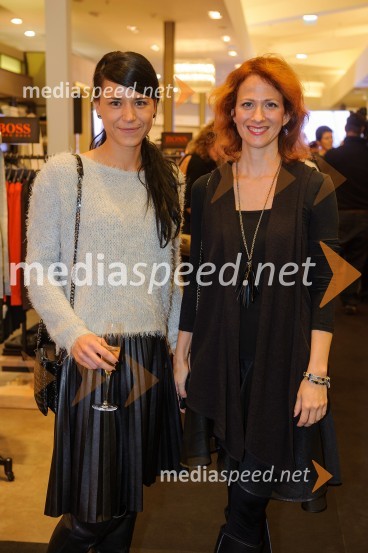  ... ;  Nika  Veger, stilistkaOtvoritev trgovine Hugo Boss  Emporium