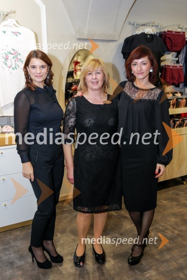  Urška Čopar, vodja prodaje za Slovenijo, Lisca;  Vera  Žerak, vodja prodajalne Lisca Ptuj;  Tanja  Kraševec,  LiscaNova prodajalna Lisca na Ptuju navdušuje s sodobnostjo