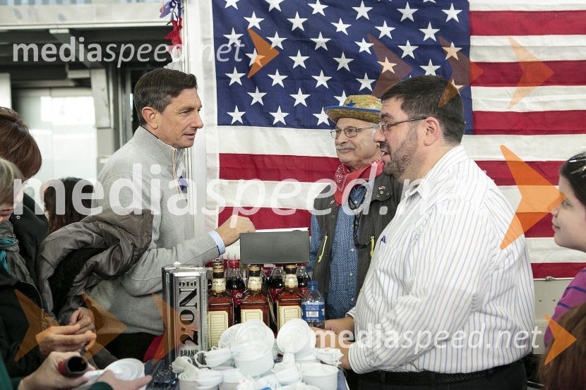 Borut Pahor, predsednik Republike Slovenije;  David Burger, namestnik veleposlanika ZDA22. SILA bazar 2015
