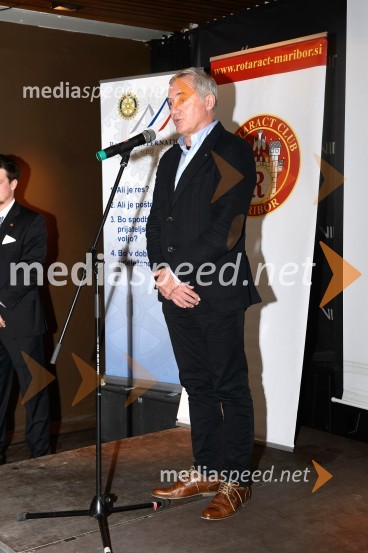  Janez Polanec, višji sodnik in predsednik Rotary kluba Maribor8. dobrodelna večerja Rotaract Maribor