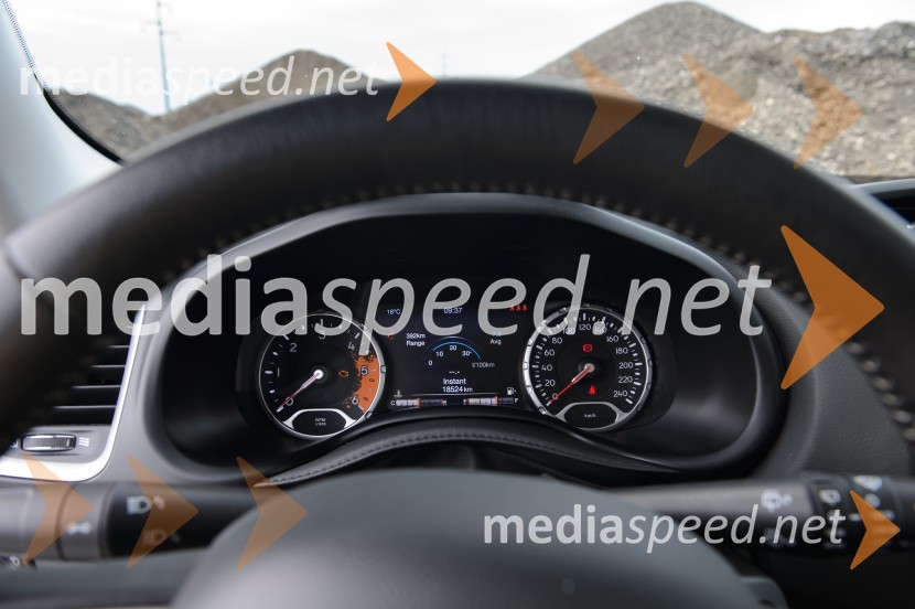 Jeep Renegade 2.0 Multijet 16v 140 AWD Limited, merilnikiJeep Renegade 2.0 Multijet 16v 140 AWD Limited, mediaspeed test