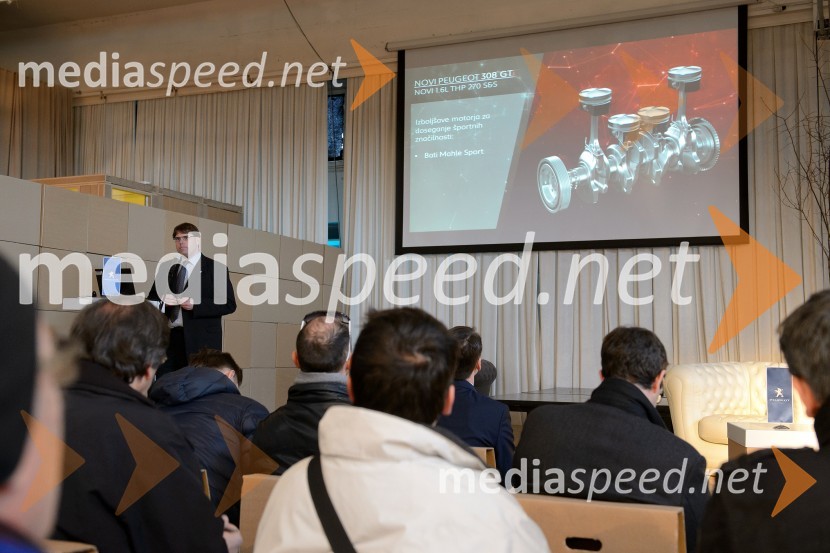  Martin Fajt, produktni vodja Peugeot SlovenijeSlovenska predstavitev Peugeot Sport 308 GTi