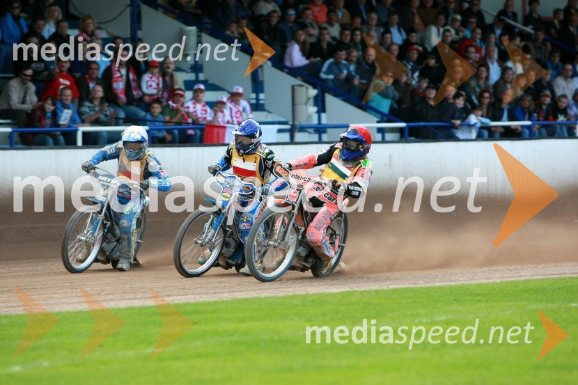 Aleš Dryml, Češka, Sebastian Ulamek, Poljska in Matej Ferjan, Slovenija/MadžarskaSPEEDWAY UEM finale EP posameznikov