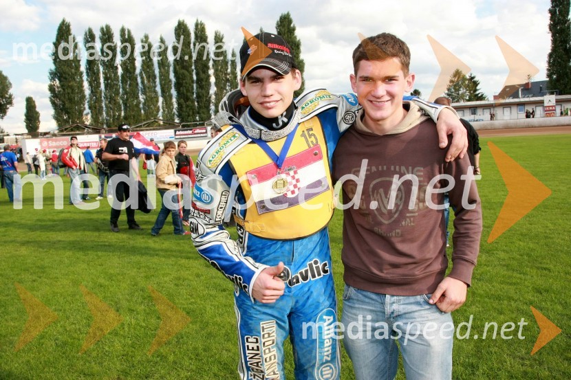 Jurica Pavlic, Hrvaška in Matija Duh, SlovenijaSPEEDWAY UEM finale EP posameznikov