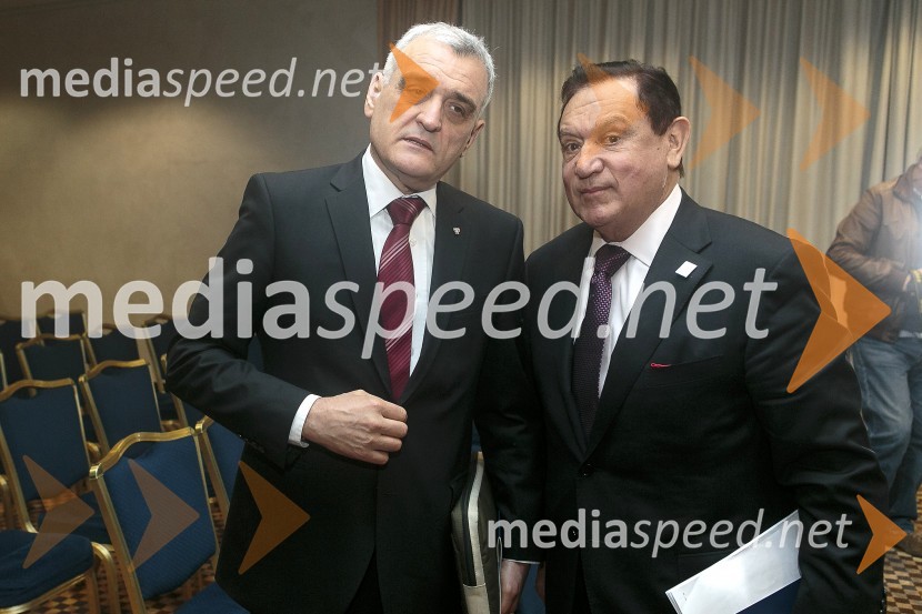 prof. dr.  Roberto Favaloro, dr.med.; prof. dr.  Javier  Ruiz Aburto, dr.med.Simpozij srčnih kirurgov