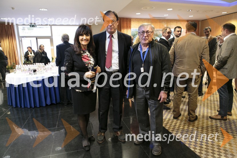 prof.dr. Metka Zorc, predsednica uprave, MC Medicor; prim. dr. Miladin Đorđević, dr.med.;  prof. dr. Andrej  CijanSimpozij srčnih kirurgov