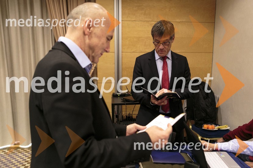 akad. dr.  Marko Noč, dr.med. ; prof. dr. Franz Weidinger, dr.med.Simpozij srčnih kirurgov