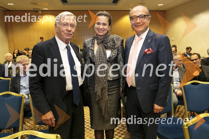  akad. prof. dr. Ninoslav  Radovanovič, dr.med.;  ... ; prof. dr. Afksendiyos  Kalangos , dr.med.Simpozij srčnih kirurgov