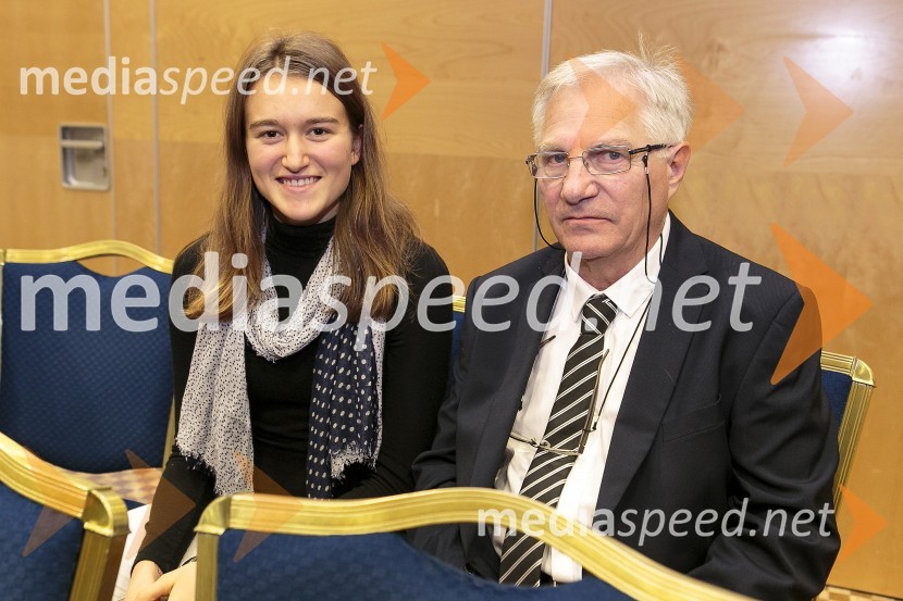  Eva  Rogelj;  Jože Ocvirk, predsednik Društva za zdravje narodaSimpozij srčnih kirurgov