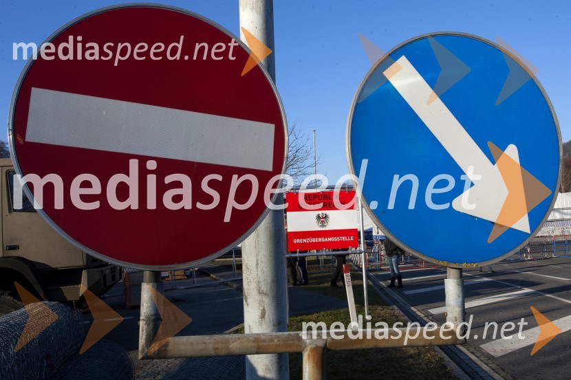 Postavitev žične ograje na meji z Avstrijo