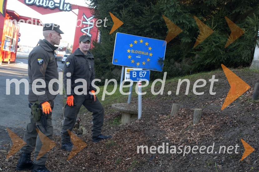 Postavitev žične ograje na meji z Avstrijo