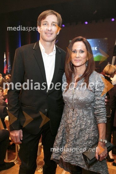  Iztok Čop, nekdanji veslač, podpredsednik Olimpijskega komiteja Slovenije;  Petra ČopŠportnik leta 2015