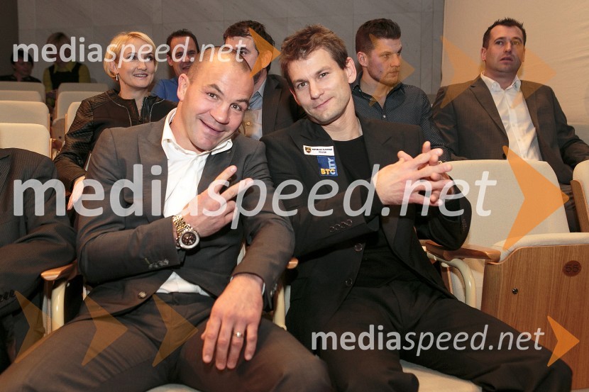  Dejan Zavec, boksar, svetovni prvak supervelterske katergorije po različici  WBF;  Mitja Petkovšek, telovadecŠportnik leta 2015