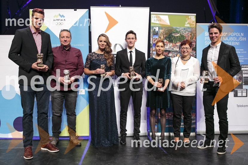  Jan  Kozamernik, odbojkaš;  ... ;  Tina Maze, smučarka ;  Peter  Prevc, smučarski skakalec;  Mina  Markovič, športna plezalka;  ... ;  Žan  Košir, deskar na sneguŠportnik leta 2015