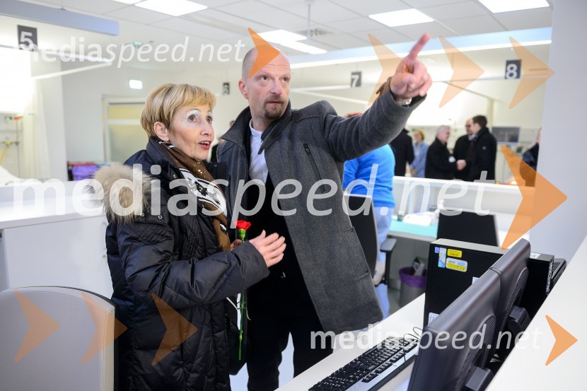  Milojka Kolar Celarc, ministrica za zdravstvo;  ... Otvoritev Urgentnega centra Jesenice