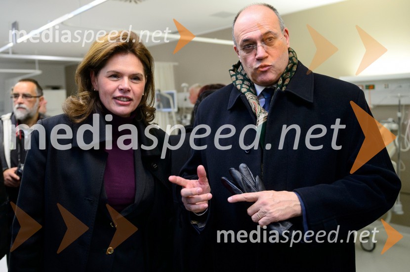 mag. Alenka Bratušek, nekdanja predsednica vlade Republike Slovenije, predsednica stranke Zavezništvo AB;  ... Otvoritev Urgentnega centra Jesenice