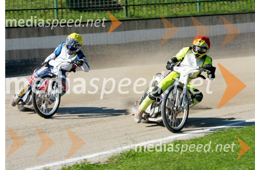 Izak Šantej, AMD Krško in Nikola Martinec, SK PrelogSPEEDWAY Pokal klubov Ljubljana
