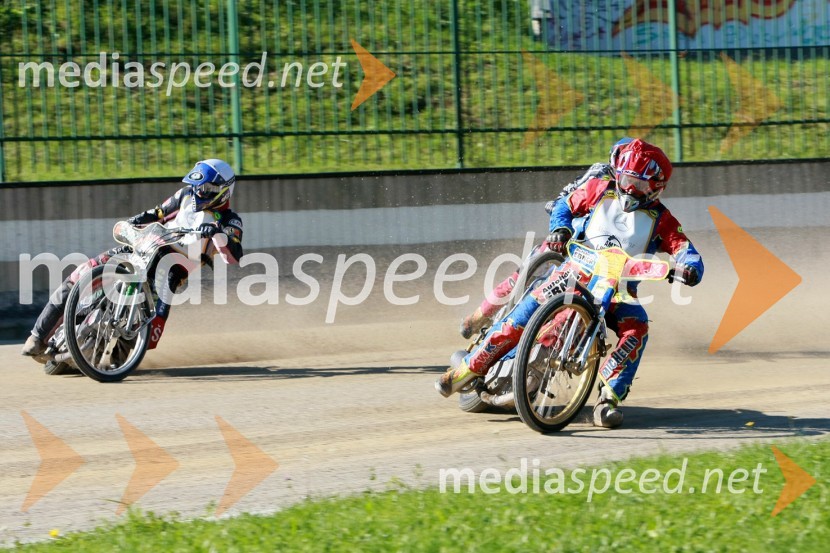 Denis Štojs, AMTK Ljubljana in Heinrich Schatzer, AvstrijaSPEEDWAY Pokal klubov Ljubljana
