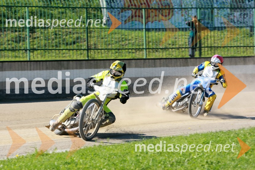 Nikola Martinec, SK Prelog in Matic Voldrih, AMTK LjubljanaSPEEDWAY Pokal klubov Ljubljana