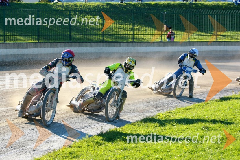 Denis Štojs, AMTK Ljubljana, Nikola Martinec, SK Prelog in Matija Duh, AMD KrškoSPEEDWAY Pokal klubov Ljubljana