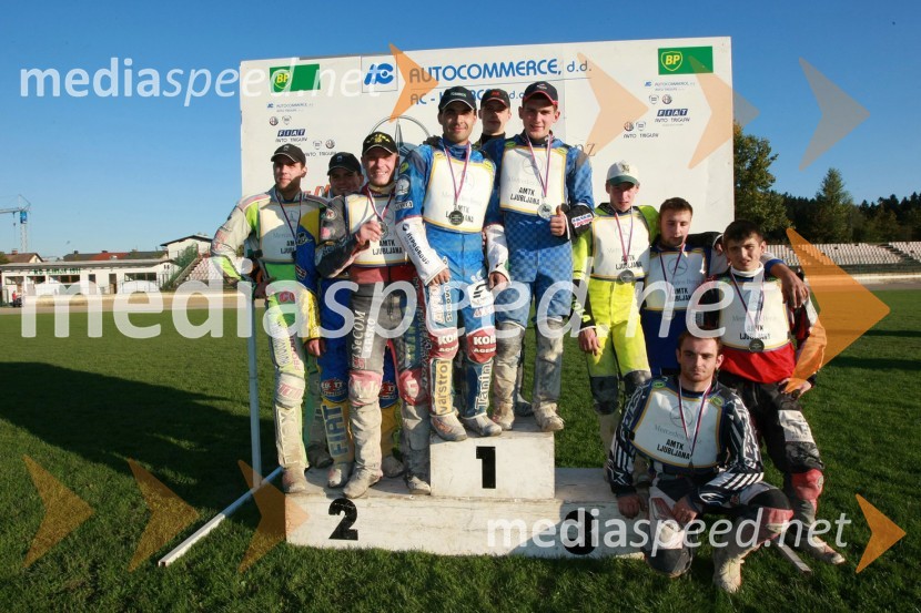 Maks Gregorič, Matic Voldrih, Denis Štojs, Izak Šantej, Aleksander Čonda, Matija Duh, Nikola Martinec, Marko Oto, Marko Vlah in Krešo PetkovićSPEEDWAY Pokal klubov Ljubljana