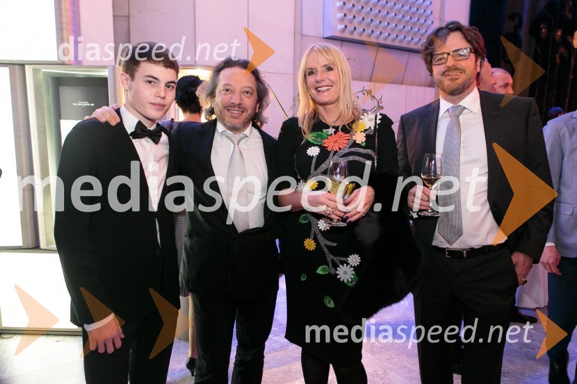  Alon Kariv, pianist;  George Pehlivanian, dirigent;  Barbara Kosler, Pfizer;  Hubert Kosler, direktor Yaskawa Ristro d.o.o.Managerski koncert 2015