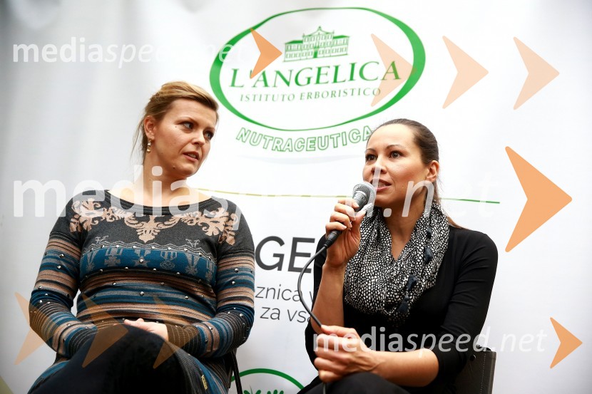  Maja Brce, kozmetičarka;  Jelena Dimitrijević, nutricionistka Zeliščno razvajanje v Botaničnem vrtu z blagovno znamko L’Angelica