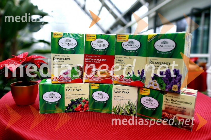 Zeliščno razvajanje v Botaničnem vrtu z blagovno znamko L’Angelica