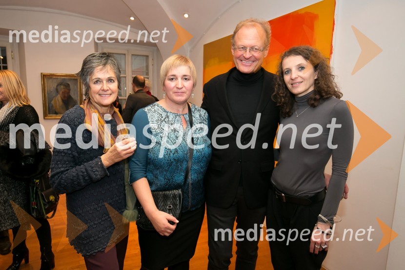  ... ;  ... ;  Janez  Škrabec, direktor Riko d.o.o., predsednik Slovensko-ruskega poslovnega sveta, predsednik Lions kluba Ljubljana Iliria;  Polona Lovšin, Riko d.o.o.Otvoritev razstave izbora del Likovne zbirke Riko