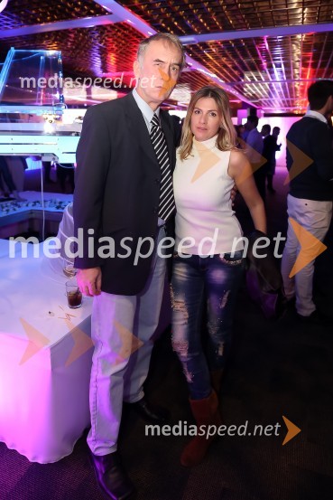  Jonas Žnidaršič, igralec;  Alenka KavčičSVETovna VIP zabava 2015