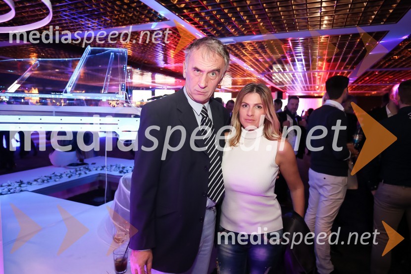  Jonas Žnidaršič, igralec;  Alenka KavčičSVETovna VIP zabava 2015