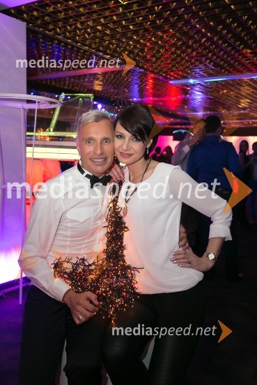   Igor  Jelen-Iggy, koreograf, lastnik plesnega centra Igen;  Tamara Busar, vodja projektov v marketingu, LiscaSVETovna VIP zabava 2015