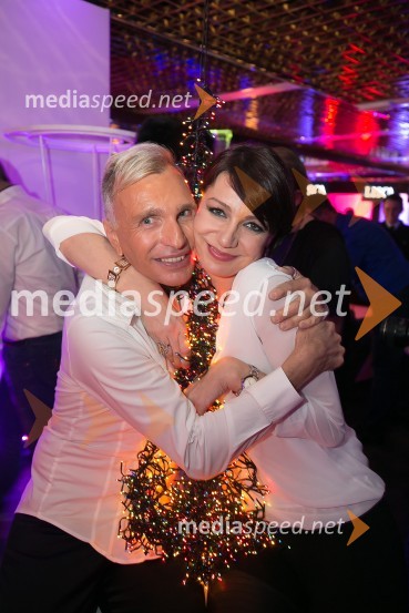   Igor  Jelen-Iggy, koreograf, lastnik plesnega centra Igen;  Tamara Busar, vodja projektov v marketingu, LiscaSVETovna VIP zabava 2015