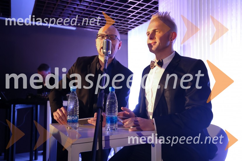  Primož Siter, glasbenik in radijski moderator, Radio Aktual;  Klemen Bunderla, radijski voditelj, radio AktualSVETovna VIP zabava 2015