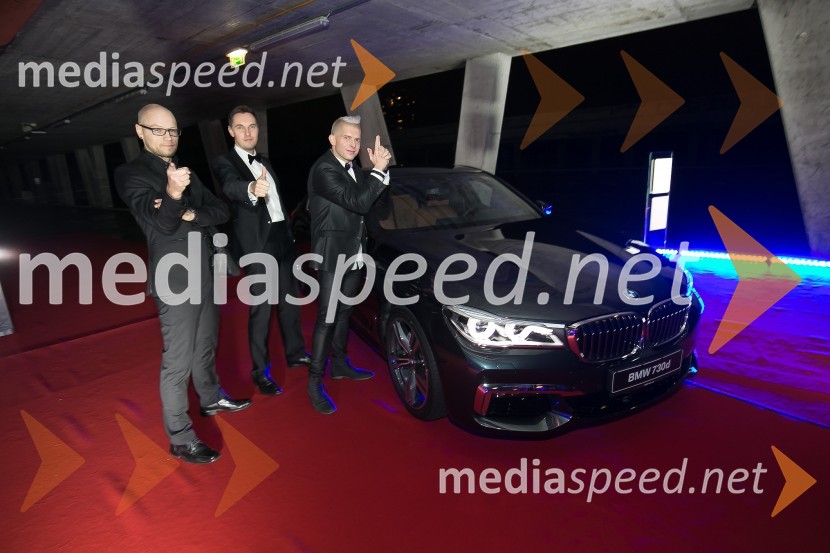  Primož Siter, glasbenik in radijski moderator, Radio Aktual;  Evgen Ban, voditelj;  Klemen Bunderla, radijski voditelj, radio AktualSVETovna VIP zabava 2015