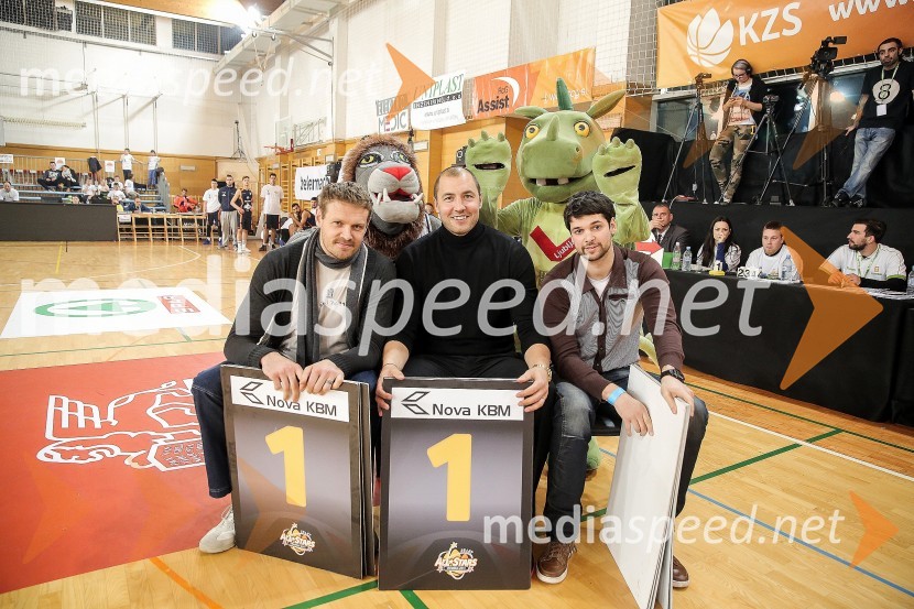  Miha Zupan, košarkar;  Marko Milić, košarkar, Al Kuwait;  Sašo Ožbolt, košarkarAll stars 2015
