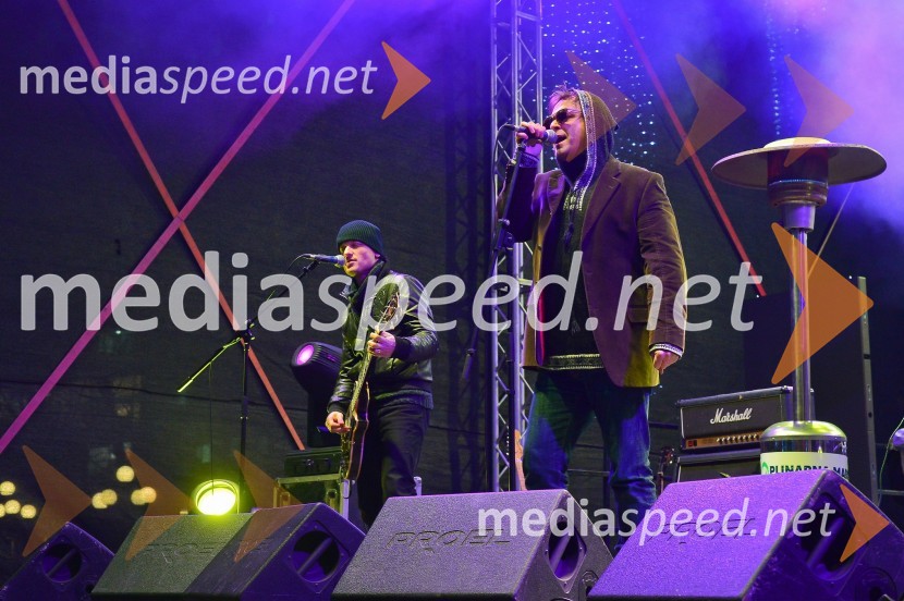  Daniel Gregorič, kitarist, Big Foot Mama;  Grega Skočir, pevec, Big Foot MamaBig Foot Mama, koncert