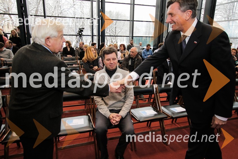  Milan Kučan, nekdanji predsednik Republike Slovenije;  ... ;  Borut Pahor, predsednik Republike SlovenijeDelova osebnost leta 2015 je Jure Poglajen