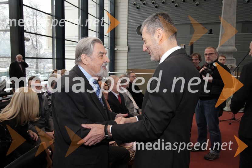  Ciril  Zlobec, pesnik, romanopisec, esejist, prevajalec, akademik;  Stojan Petrič, predsednik sosveta Kolektor Group d.o.o.Delova osebnost leta 2015 je Jure Poglajen