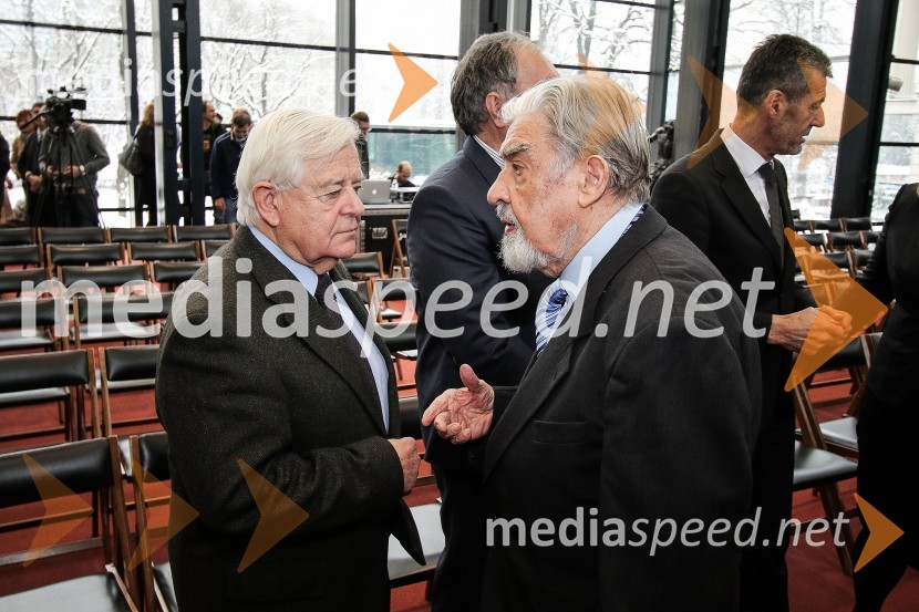  Milan Kučan, nekdanji predsednik Republike Slovenije;  Ciril  Zlobec, pesnik, romanopisec, esejist, prevajalec, akademikDelova osebnost leta 2015 je Jure Poglajen