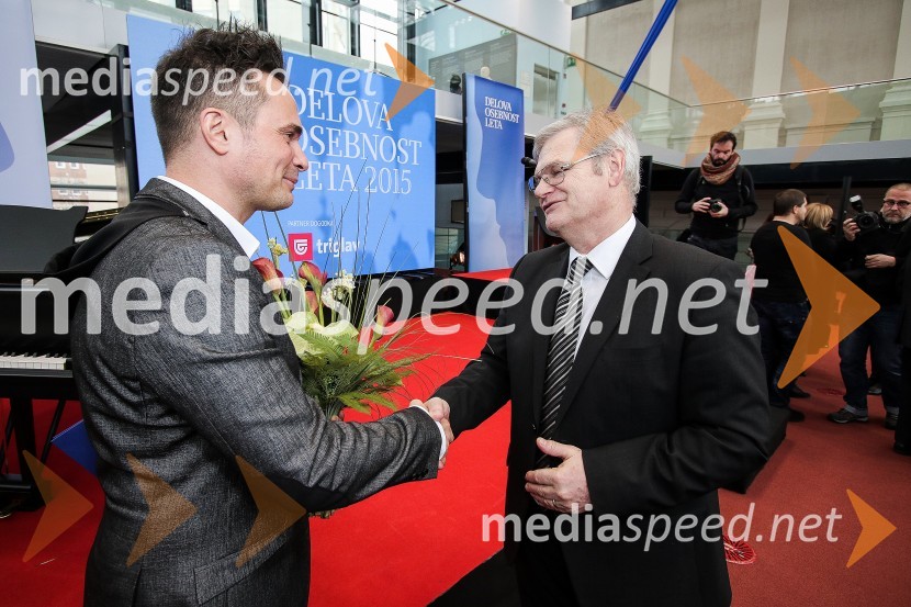  Jure  Poglajen, zobozdravnik;  Boris Štefanec, predsednik Komisije za preprečevanje korupcijeDelova osebnost leta 2015 je Jure Poglajen