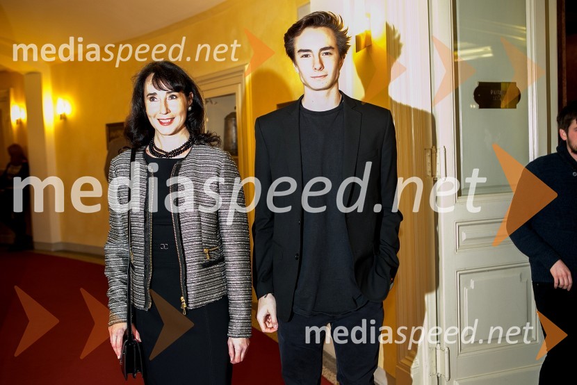  Tanja Pečar, odvetnica;  Luka Pečar PahorBorut Pahor gost oddaje Na žaru