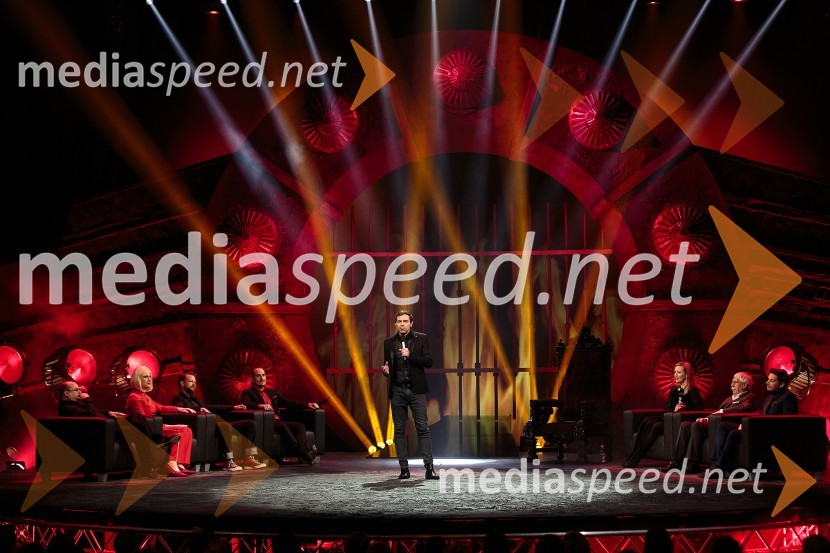  Gojmir Lešnjak Gojc, igralec;  Tomaž Mihelič - Marlenna, član skupine Sestre;  Bine Volčič, kuharski mojster;  Vid  Valič, stand-up komik, voditelj;  Lado Bizovičar, igralec;  Nina Valič, igralka; dr. Ciril Ribičič, pravnik;  Tin Vodopivec, stand up komikBoris Kobal gost oddaje Na žaru