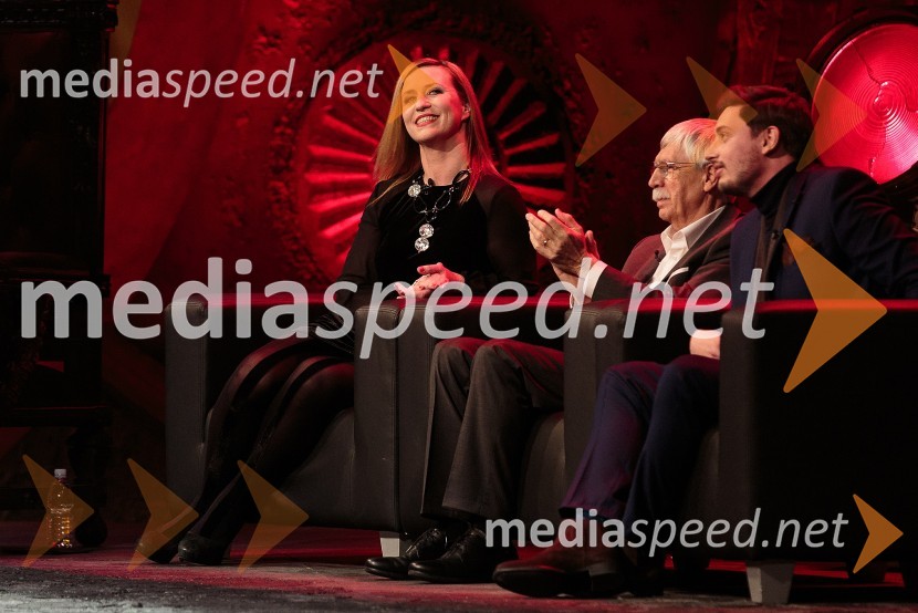  Nina Valič, igralka; dr. Ciril Ribičič, pravnik;  Tin Vodopivec, stand up komikBoris Kobal gost oddaje Na žaru