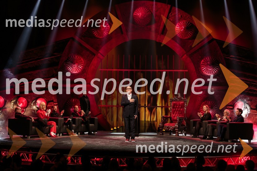  Gojmir Lešnjak Gojc, igralec;  Tomaž Mihelič - Marlenna, član skupine Sestre;  Bine Volčič, kuharski mojster;  Vid  Valič, stand-up komik, voditelj;  Boris Kobal, igralec;  Nina Valič, igralka; dr. Ciril Ribičič, pravnik;  Tin Vodopivec, stand up komikBoris Kobal gost oddaje Na žaru