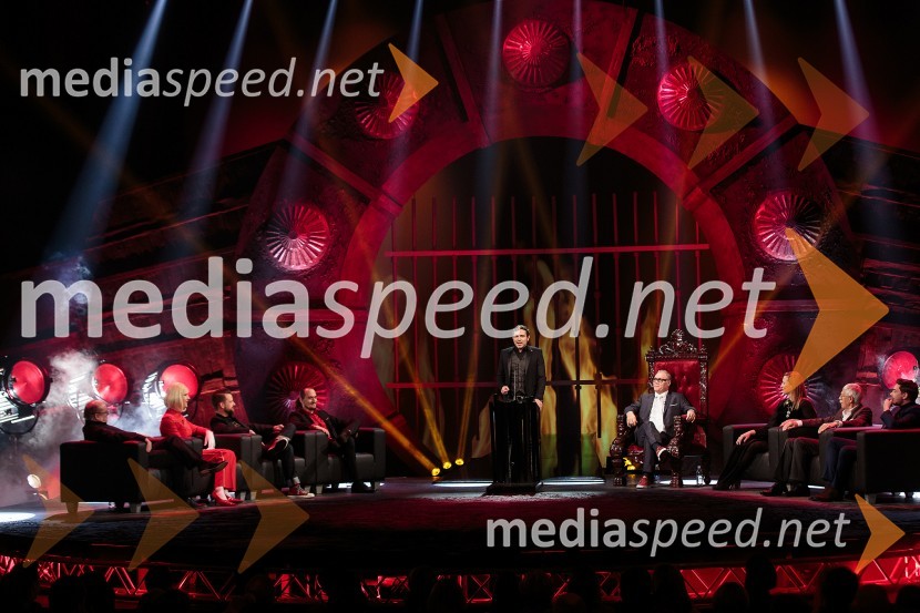  Gojmir Lešnjak Gojc, igralec;  Tomaž Mihelič - Marlenna, član skupine Sestre;  Bine Volčič, kuharski mojster;  Vid  Valič, stand-up komik, voditelj;  Lado Bizovičar, igralec;  Boris Kobal, igralec;  Nina Valič, igralka; dr. Ciril Ribičič, pravnik;  Tin Vodopivec, stand up komikBoris Kobal gost oddaje Na žaru